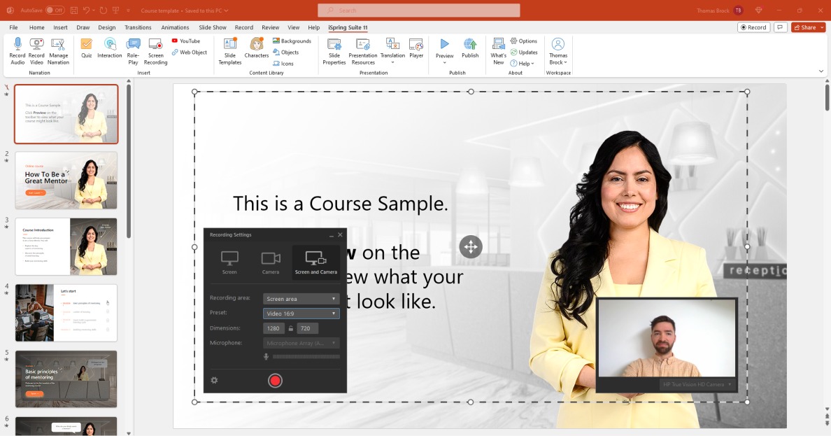 iSpring Suite screenshot